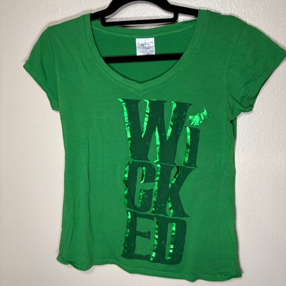 Wicked the Musical broadway green tshirt women's s/m organic cotton